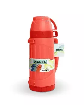 Классический термос Diolex DXP-1000-1, 1 л красный