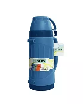 Классический термос Diolex DXP-1000-1, 1 л синий