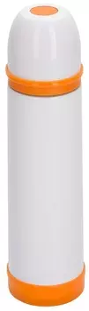 Классический термос REGENT inox Promo , 0.5 л белый/оранжевый