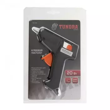 Клеевой пистолет Tundra basic, 20 Вт, 220 В , 7 мм