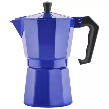 Кофеварка гейзерная MALLONY серия Grande алюминиевая на 6 чашек, окрашенный корпус 004263