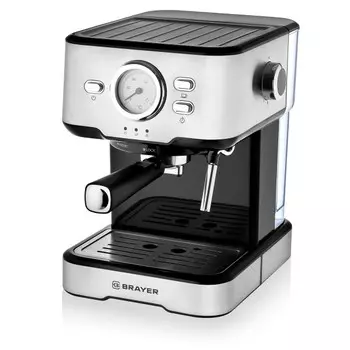 Кофеварка рожковая Brayer BR1101, 1,5 л