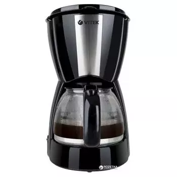 Кофеварка Vitek 1,2 литра VT-1528(BK)