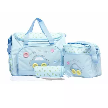 Комплект сумок для мамы Cute as a Button, 3 шт, голубой