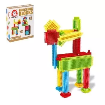 Конструктор игольчатый Bristles - Животные, 56 деталей