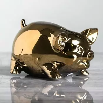 Копилка - Золотая свинка, Символ года 2019