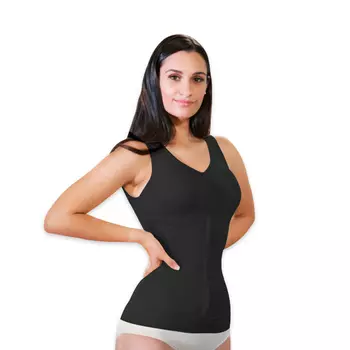 Корректирующее белье Slim Comfy (топ+корсет), чёрный