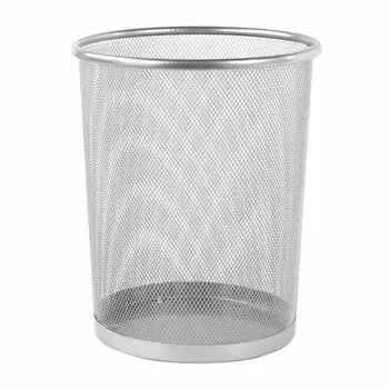 Корзина BRAUBERG Germanium, 9 л серебристый