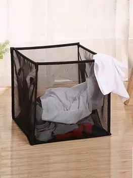 Корзина для белья - Кадриль, серая