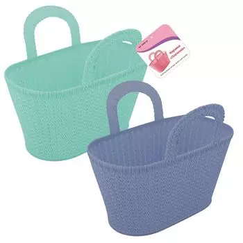 Корзина - Плетенка, 32х23х25 см, цвет микс