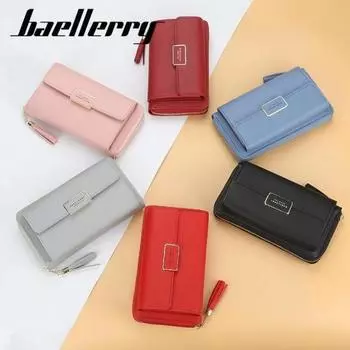 Кошелек на молнии Baellerry, серый