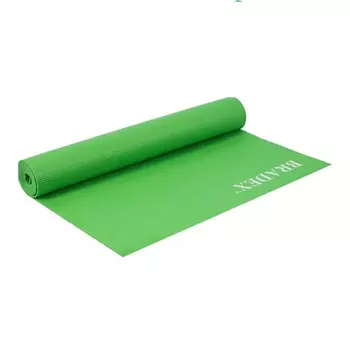 Коврик для йоги и фитнеса Bradex SF 0681, 173*61*0,4 см, зеленый