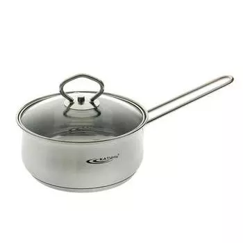 Ковш Катунь Лира КТ-CP-K, 1,6л с крышкой, d-16