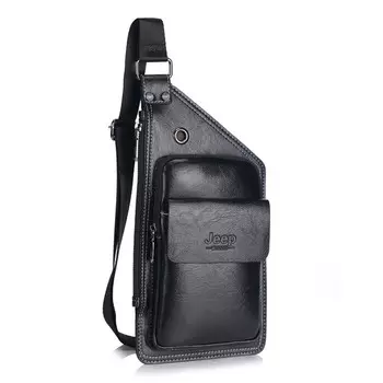 Кожаная сумка Jeep buluo, Черный