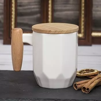 Кружка - Грани, белая