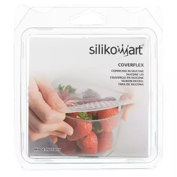 Крышка Coverflex 21 см силиконовая голубая