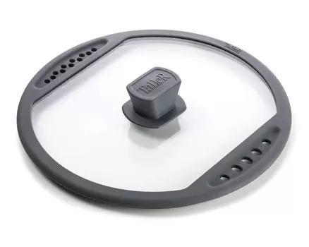 Крышка Taller TR-38013, 28 см прозрачный/серый