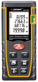 Лазерный дальномер SNDWAY SW-T80 80 м