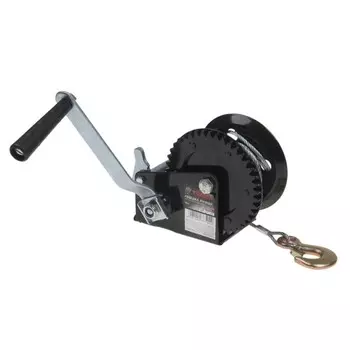 Лебедка ручная барабанная Tundra - 1000 кг, трос 10 метров