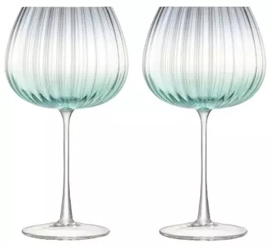 LSA Набор бокалов Dusk 2 шт., 650 мл зеленый-серый