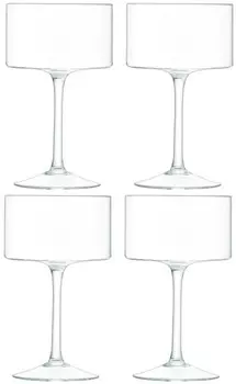 LSA Набор бокалов Otis Champagne/Cocktail Glass 4 шт 280 мл прозрачный