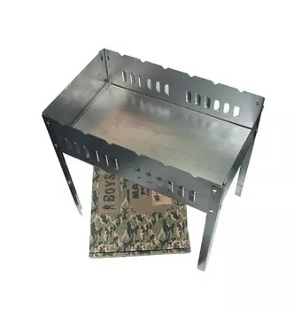 Мангал сборный BOYSCOUT 61232, 500х300х500 мм, без шампуров, в картонной коробке, толщ.метал.0,7м /5