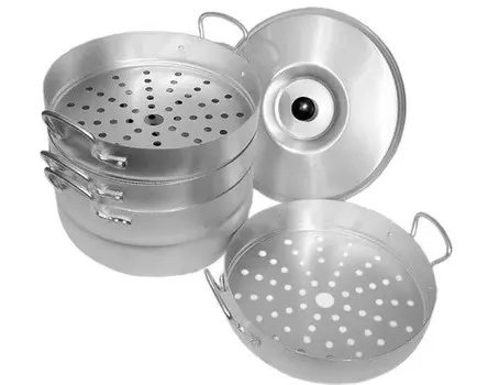 Мантоварка алюминиевая КАЛИТВА 180635, 6 л, 3 сетки