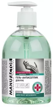 Manufactor Спиртовой гель-антисептик для рук №308, 500 мл, тип крышки: винтовая