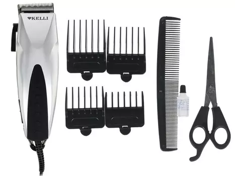 Машинка для стрижки Kelli KL-7003, серебро