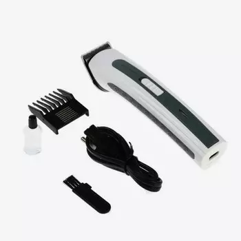 Машинка для стрижки LuazON LTRI-11, 3 Вт, насадка 3 мм, АКБ, серая