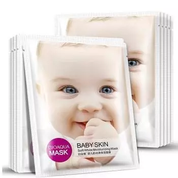 Маска для лица отбеливающая BioAqua Baby Skin