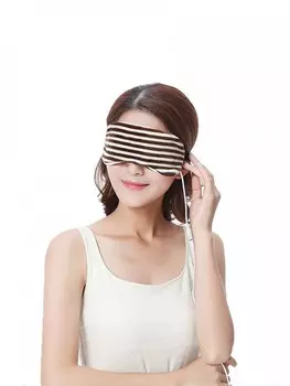 Маска для сна с подогревом - Лавандовая (от USB)