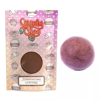 Масса для лепки. Полимерная кондитерская глина - Candy Clay, 100 гр, в ассортименте, шоколад
