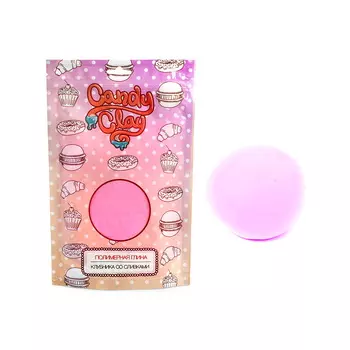 Масса для лепки. Полимерная кондитерская глина - Candy Clay, 100 гр, в ассортименте, клубника со сливками