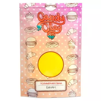 Масса для лепки. Полимерная кондитерская глина - Candy Clay, 100 гр, в ассортименте, банан