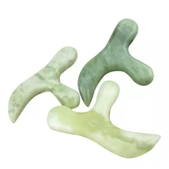 Массажер - Птичка для массажа Гуаша, нефрит