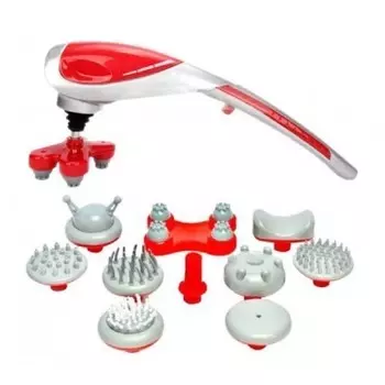 Вибромассажер ручной ZENET ZET-718 красный