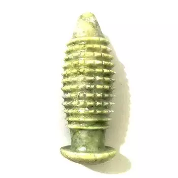 Массажер Валик Ёж + точечный - S (для лица, ладоней и тела), нефрит