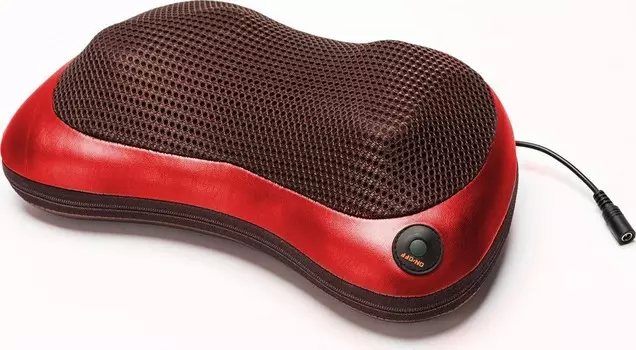 Массажная подушка - Шея, плечи, спина, красная