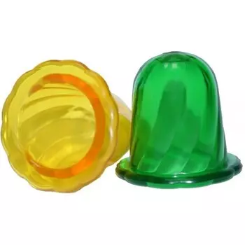 Массажные банки - Тюльпан гладкая, 2 шт