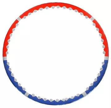 Массажный обруч BRADEX Премиум SF0001 100 см синий/оранжевый