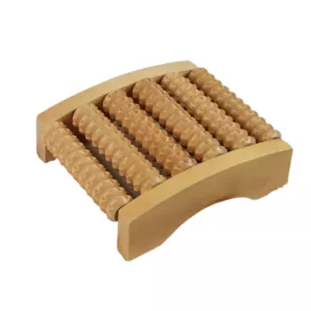 Массажёр для ног - Ножное счастье, 6 рядов, деревянный