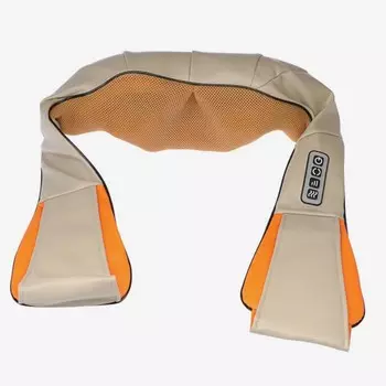 Массажёр для спины и шеи LuazON LEM-21, наплечный, ИК- подогрев, 220 В 3847854