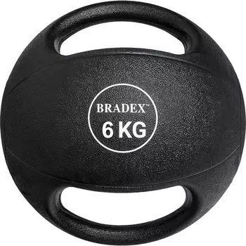 Медбол двуручный Bradex, 6кг