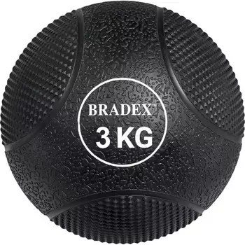 Медбол резиновый Bradex, 3кг