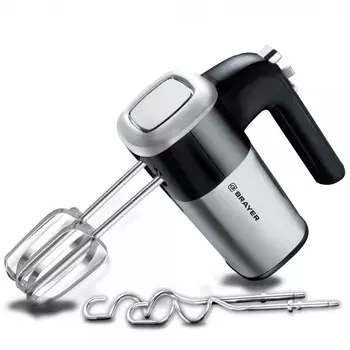Миксер Brayer BR1302, 800 Вт, 5 режимов, турбо