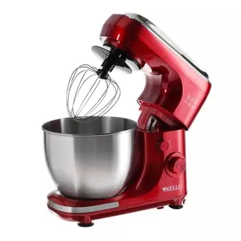 Миксер планетарный Kelli KL-5114, красный