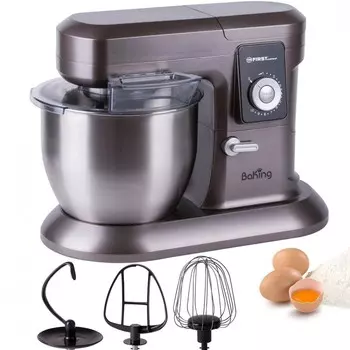 Миксер-тестомес FIRST, 700 Вт, емкость чаши 5 л FA-5259-3 Silver
