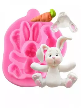 Молд кондитерский - Кролик