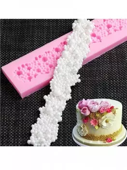 Молд кондитерский - Ожерелье из бусин